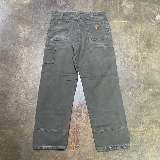 Dark Olive Double Knee Work Pants
