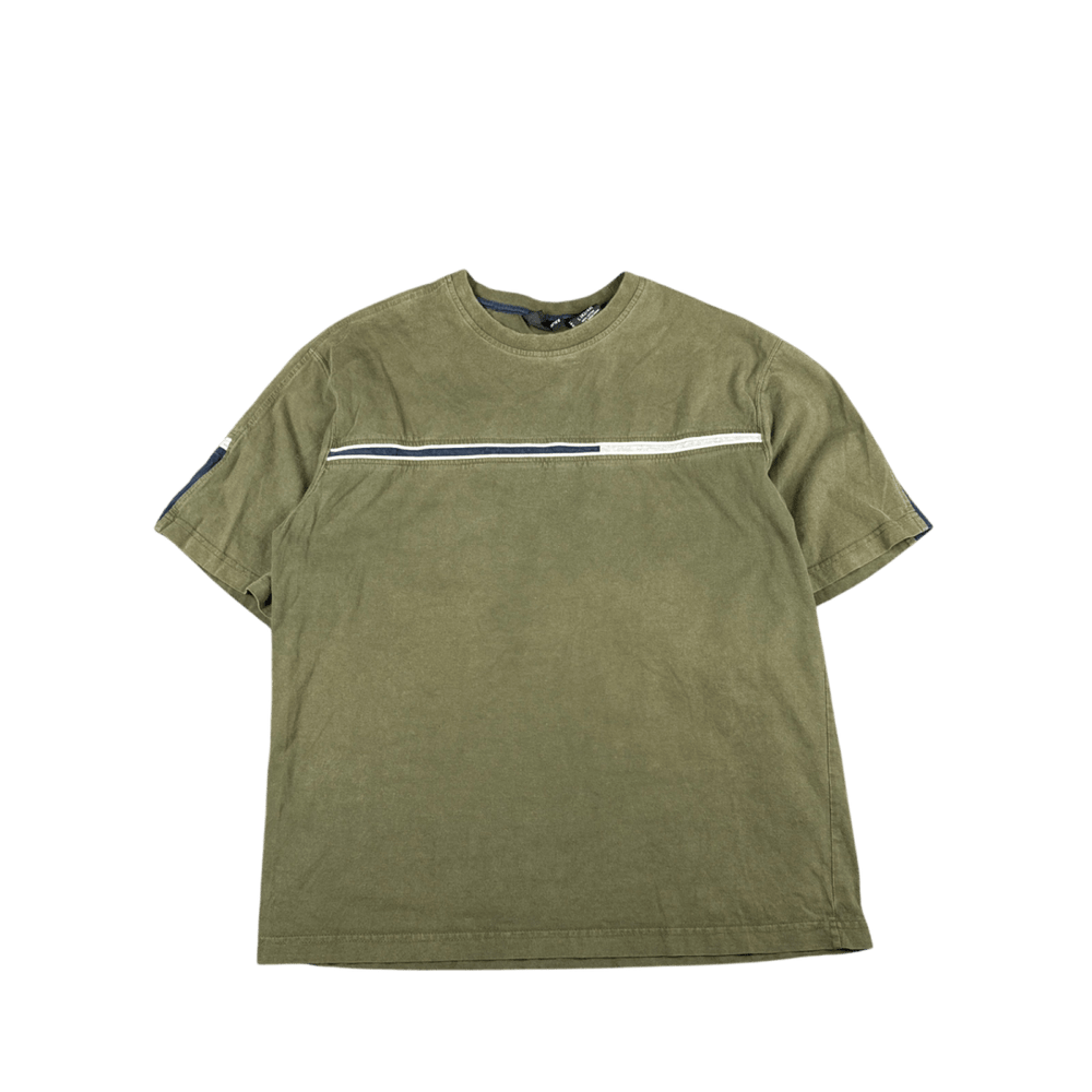 Boundaries Olive Stripe Tee (L)