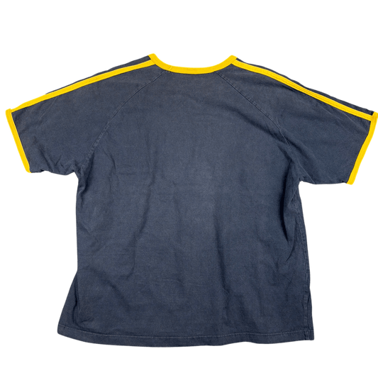 Old Navy Number 3 Ringer Tee - Navy Blue with Yellow (XL)
