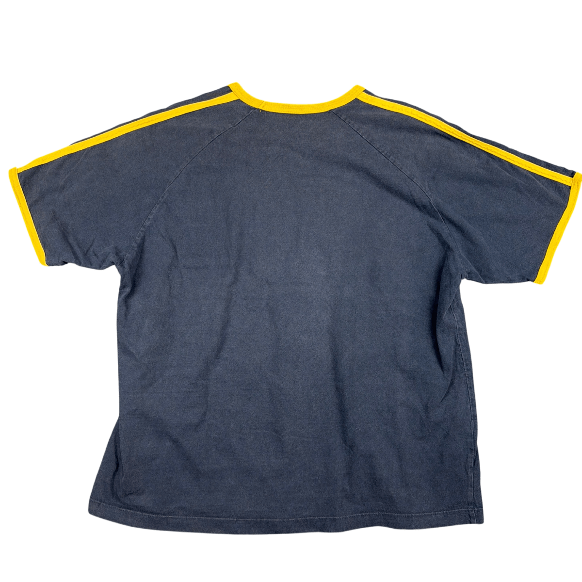 Old Navy Number 3 Ringer Tee - Navy Blue with Yellow (XL)