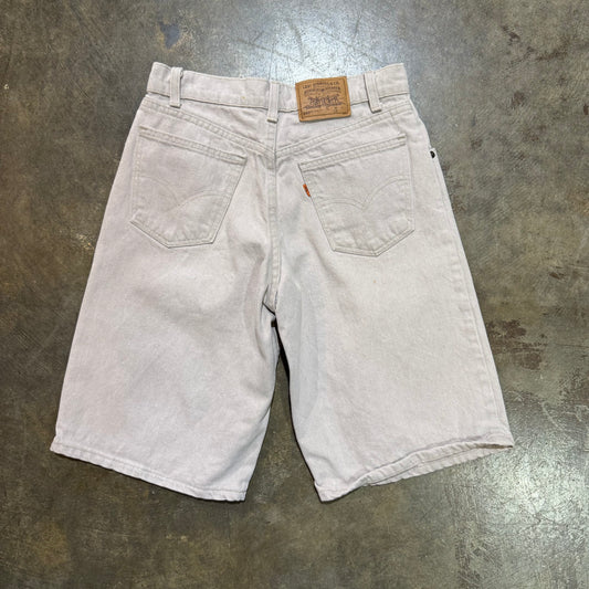 Grey Levis Orange Tab Jorts