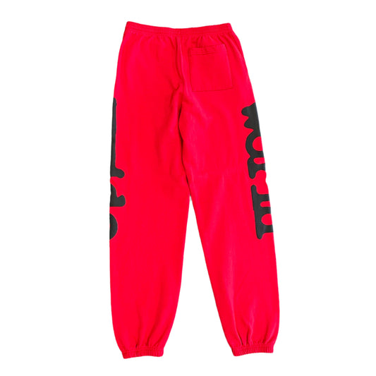 Sp5der Beluga Sweatpants Red/Black