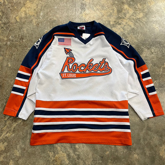 St. Louis Rockets White Hockey Jersey
