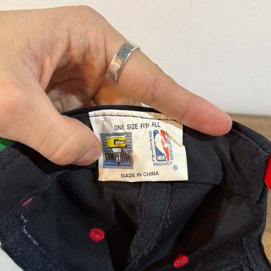 DS Black Houston Rockets Red Brim Hat