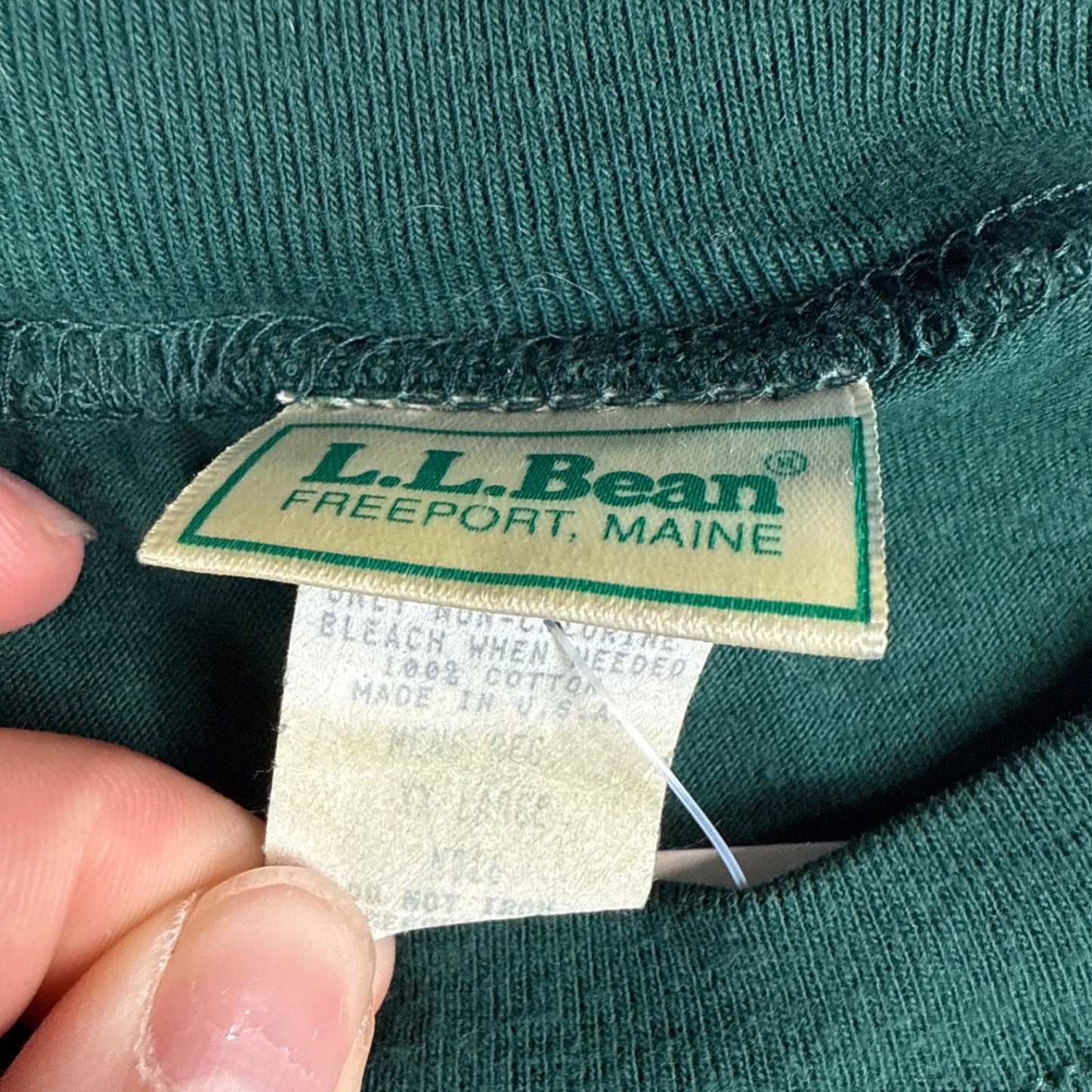 L.L. Bean Pocket Tee - Green (XL)