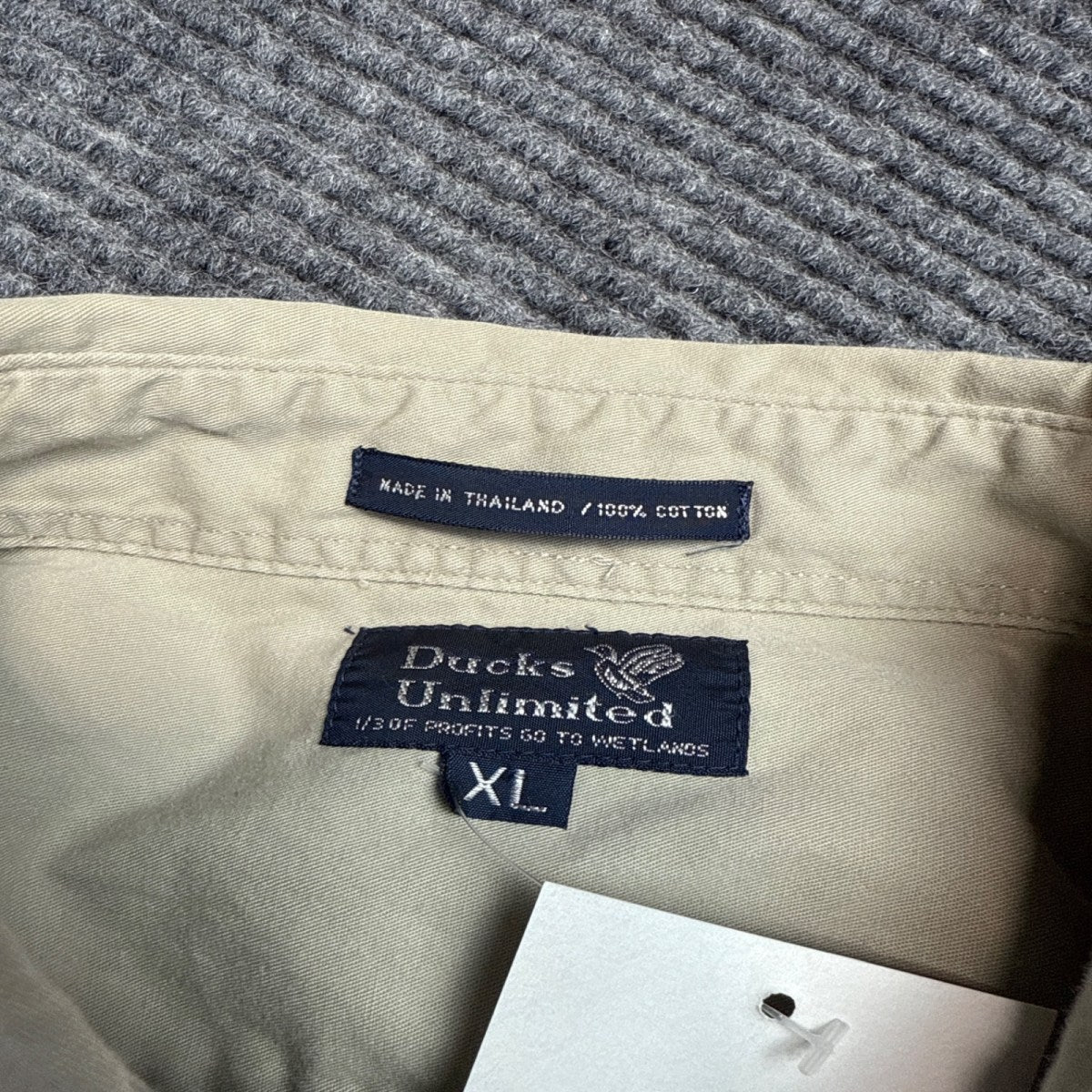 Ducks Unlimited Button-Up - Beige (XL)