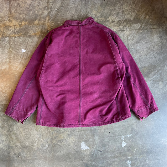 Carhartt Burgundy Excavating Chore Coat60