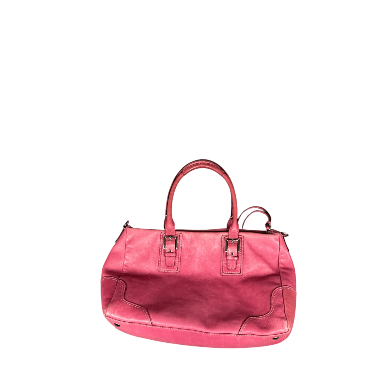 Coach Leather Satchel - Pink