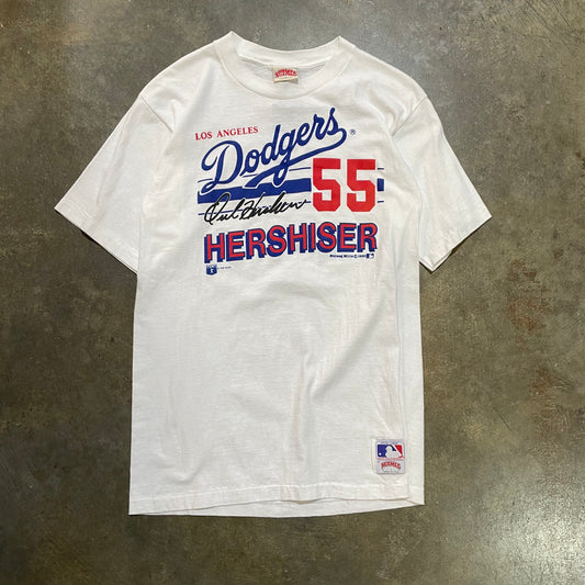 White Nutmeg Los Angeles Dodger Hershiser Tee