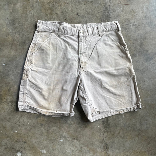 Khaki Carhartt Carpenter Shorts 143