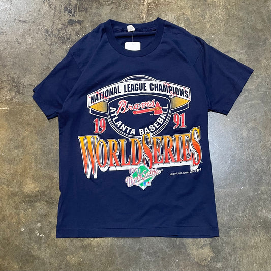 Navy Braves 1991 World Series Tee