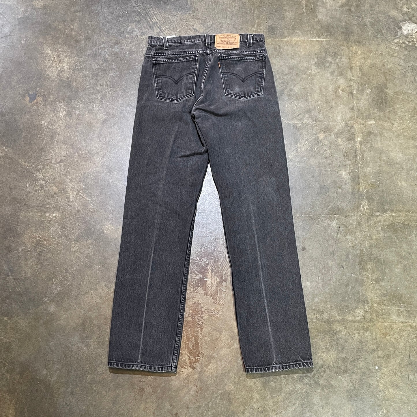 1990s Levis 505 Regular Fit Black Jeans (M)
