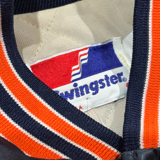 Navy Auburn Swingster Satin Jacket