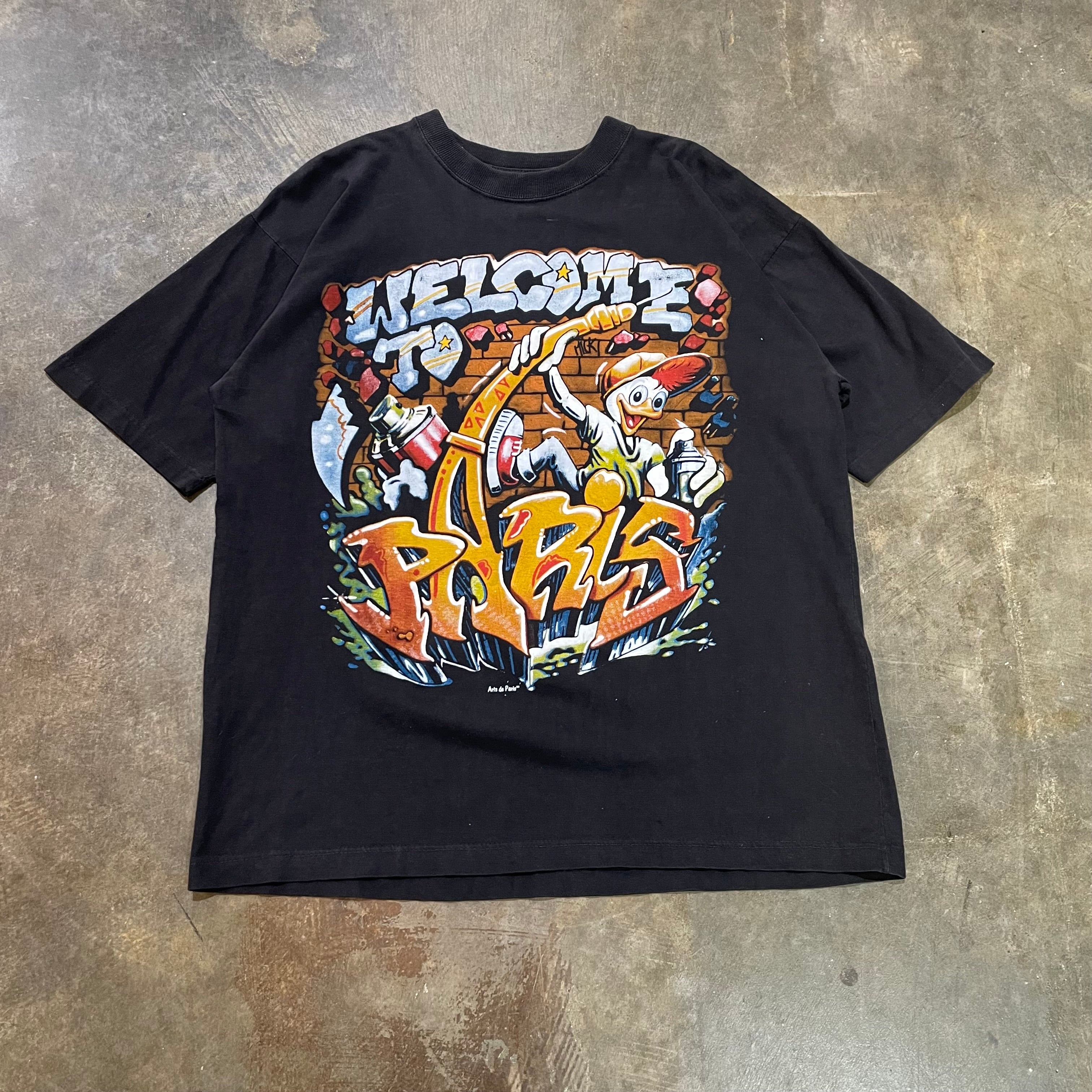 Welcome to Paris Graffiti Tee