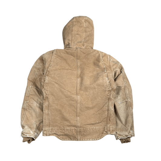 Carhartt Hooded Work Jacket - Brown (S)