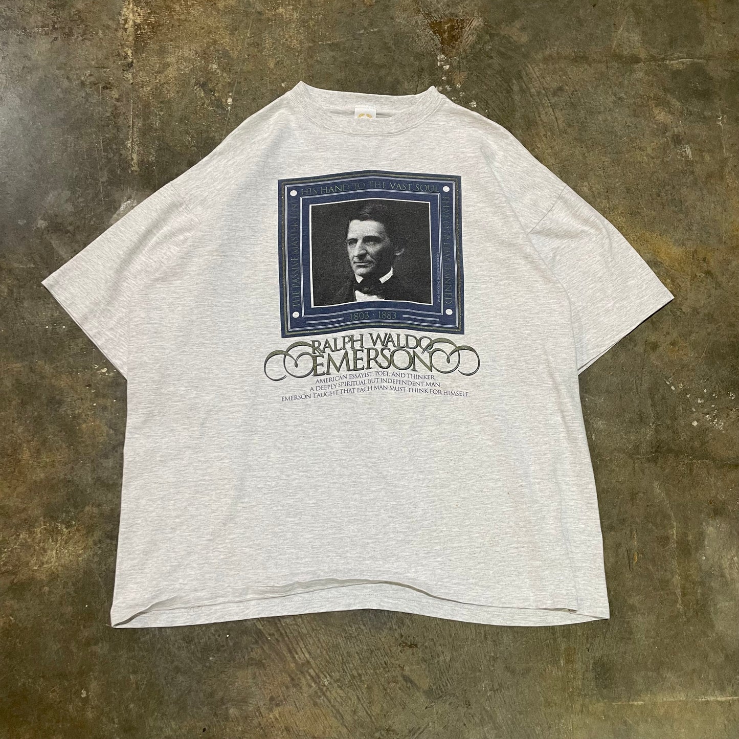 Vintage Ralph Waldo Emerson Graphic T-Shirt