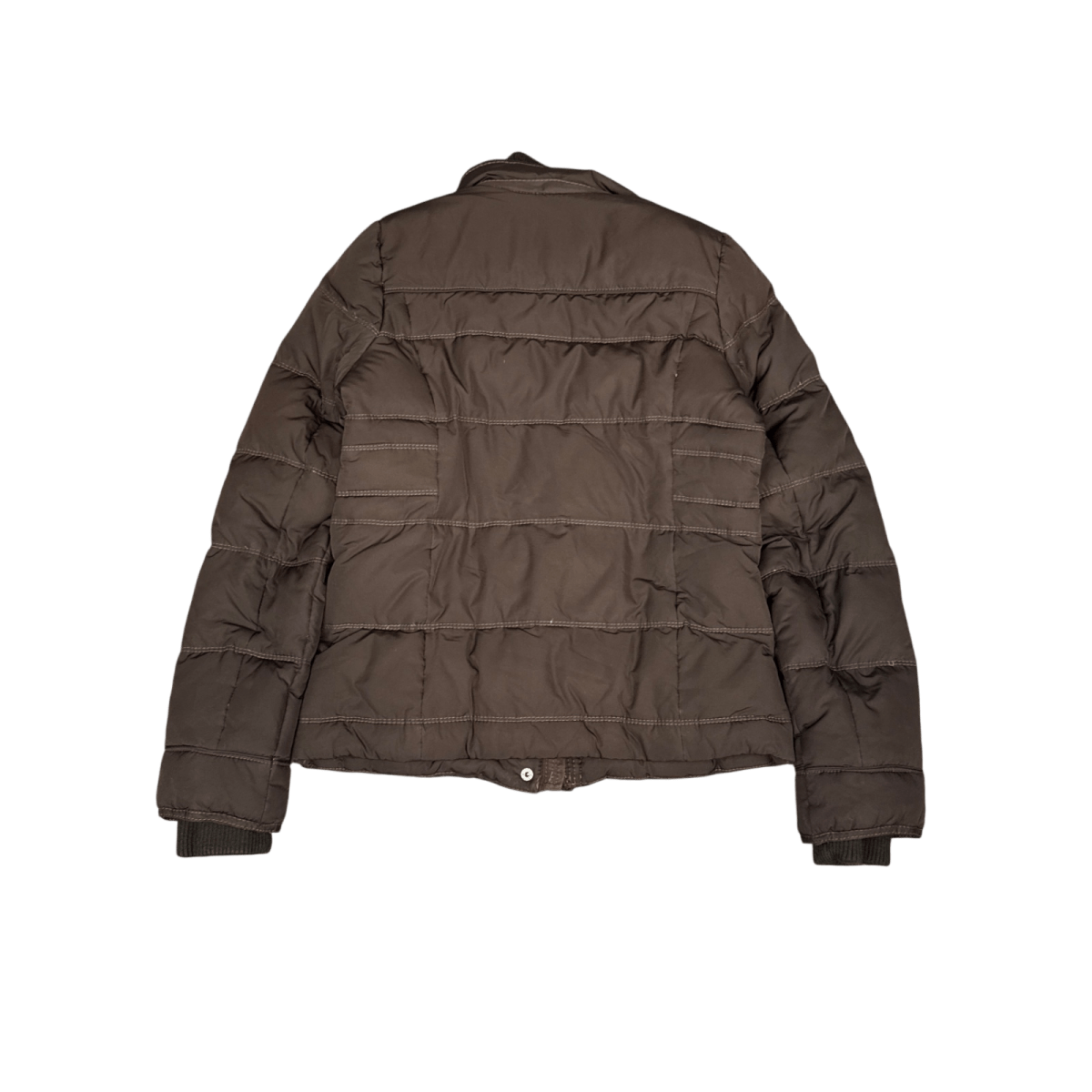 Abercrombie & Fitch Puffer Jacket - Brown (M)