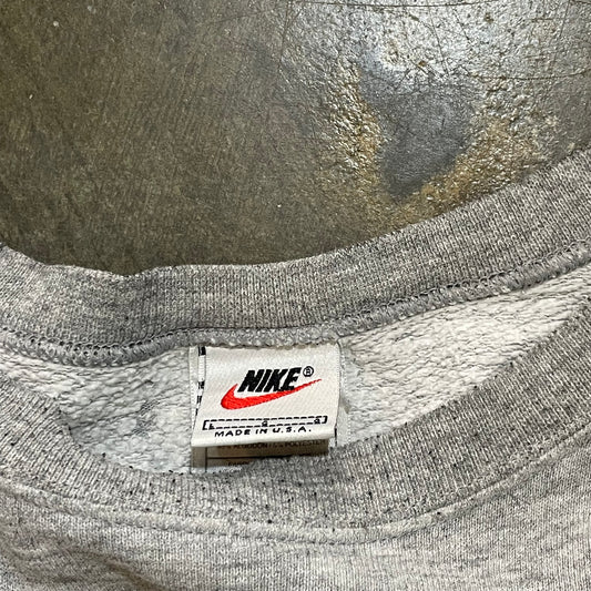 White Tag Grey Nike Crew