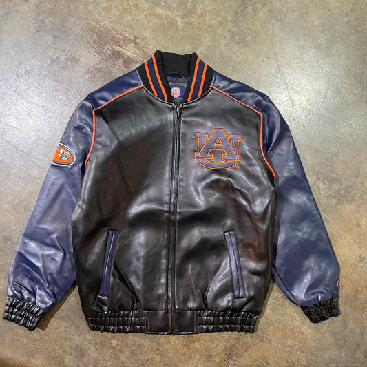 Black & Navy Auburn Leather G-III Jacket 2