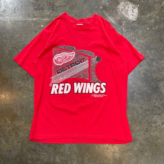 1989 Starter Detroit Red Wings Goal Tee