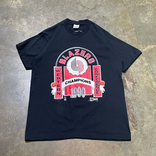 1990 Salem Portland Trail Blazers Western Conf Champs