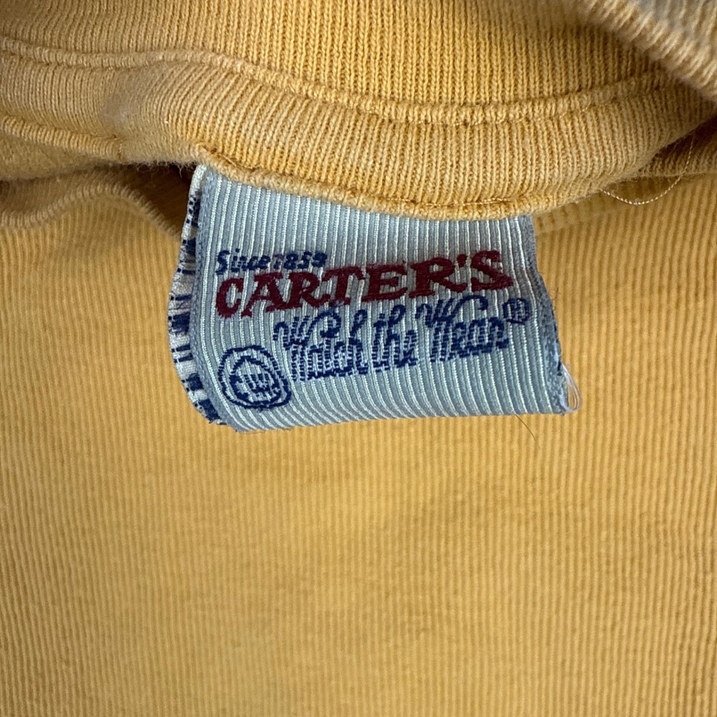 Carter's Vintage Crewneck Sweatshirt - Yellow (M)