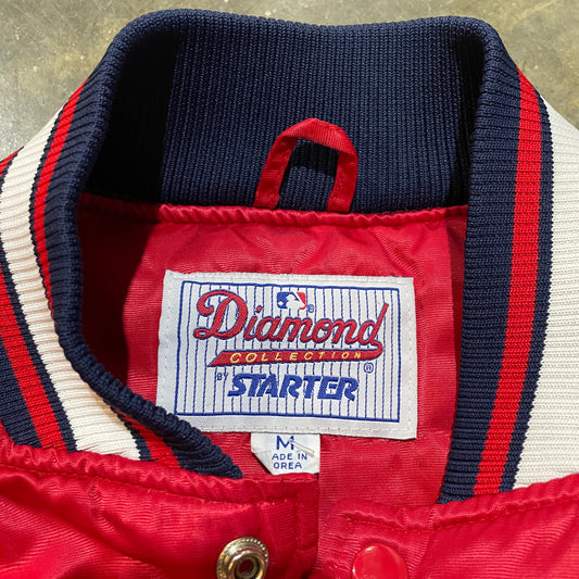 Diamond Collection Cleveland Indians Starter Satin Jacket