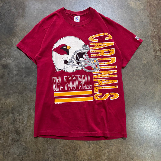 Red 1991 Arizona Cardinals NFL Football Logo 7 Tee