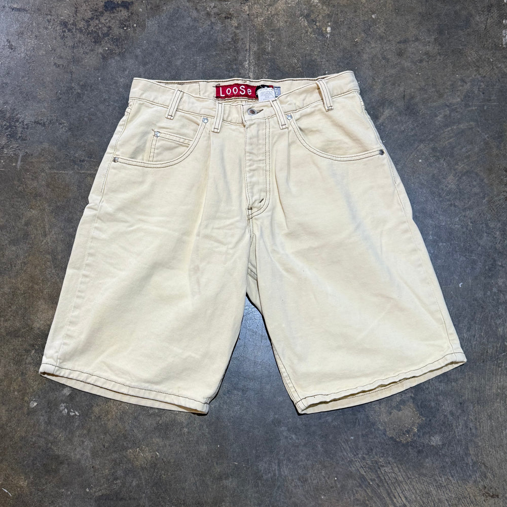 Carpenter Shorts Loose Fit Off White