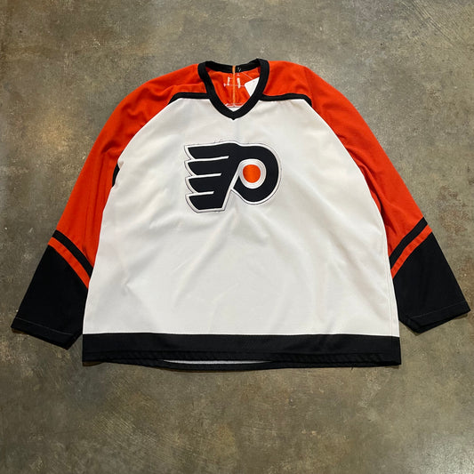 Philadelphia Flyers White and Orange Hockey jersey
