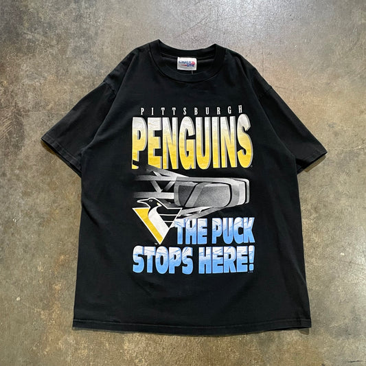 Pittsburgh Penguins chalkline the puck stops here