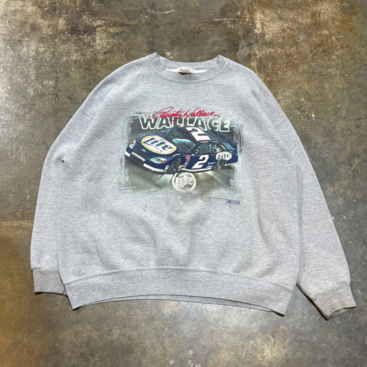 Dusty Wallace 2 Miller Lite Grey Crew