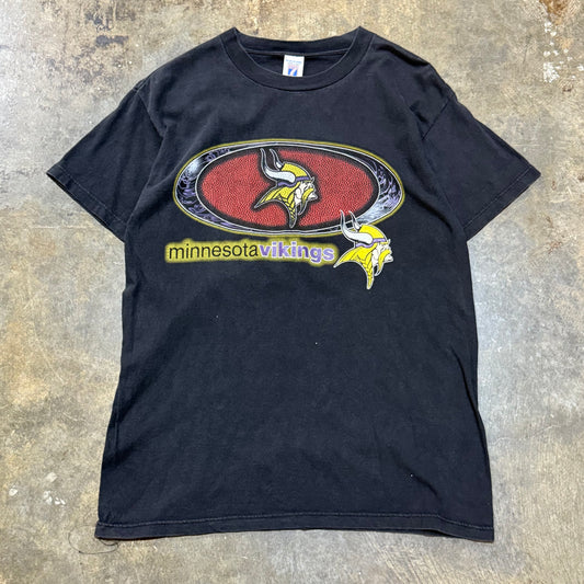Minnesota Vikings Black Tee