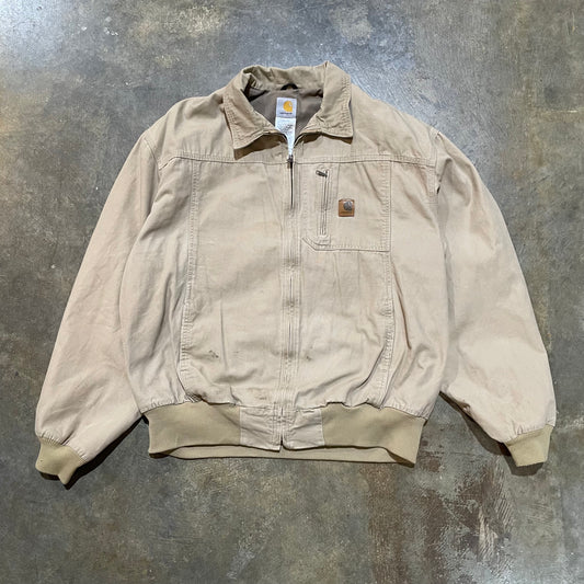 Carhartt Light Tan Zip Up Jacket59