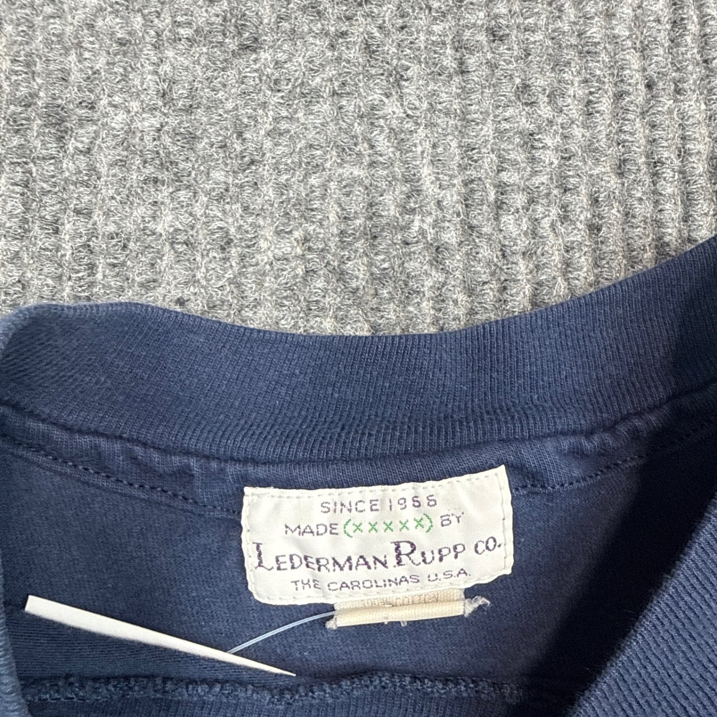 Lederman Rupp Co. Embroidered Tee - Navy Blue (L)