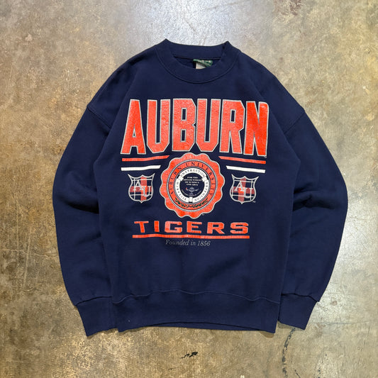 Auburn Navy Big Crest and Navy Sheild Crewneck American Eagle