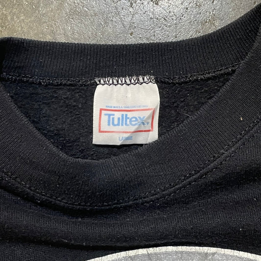 Black 1991 Colorado Rockies Tultex Crew