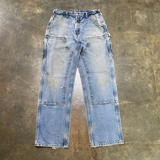 Carhartt B73 Denim Double Knee Work Pants (W32 L32)