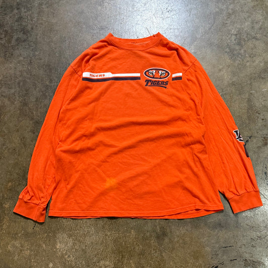 Orange Auburn Colosseum LS Sleeve Hit Tee