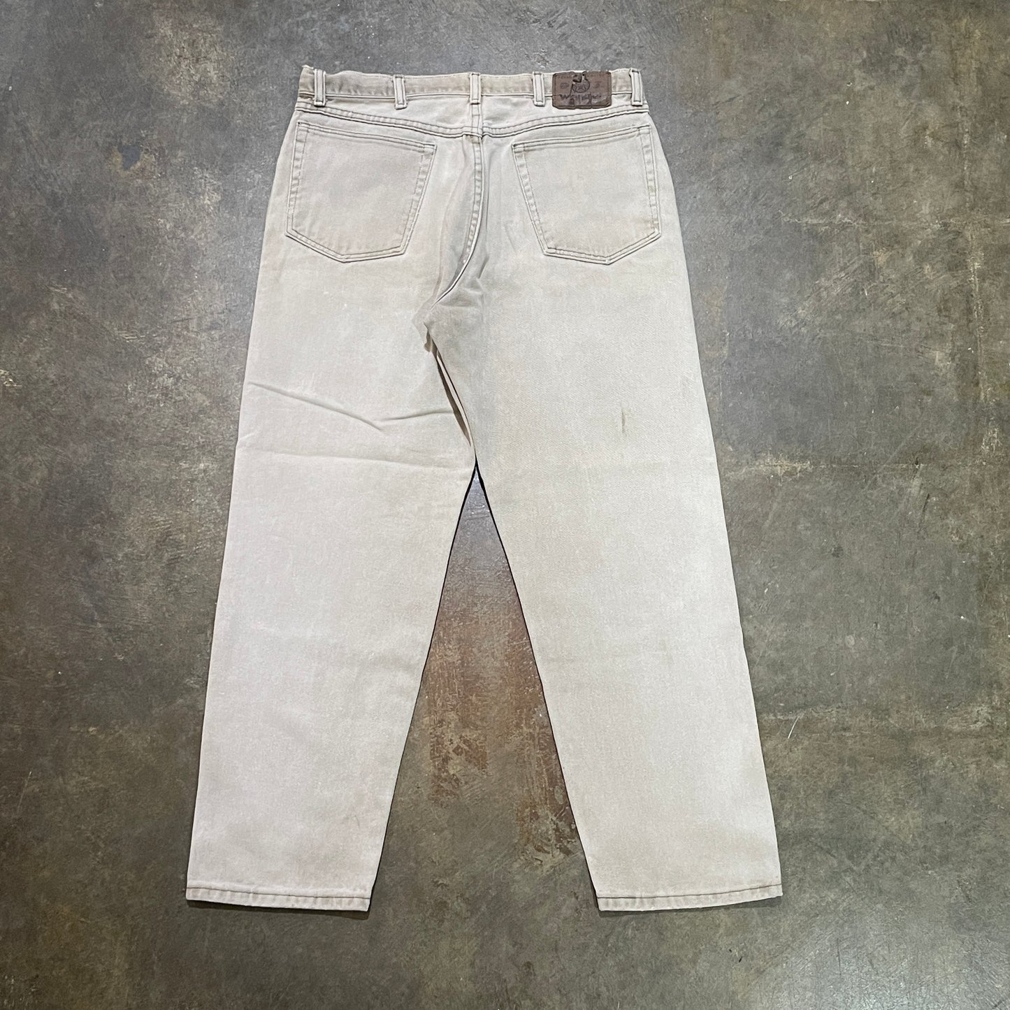 Light Wash Tapered Denim Pants (M)