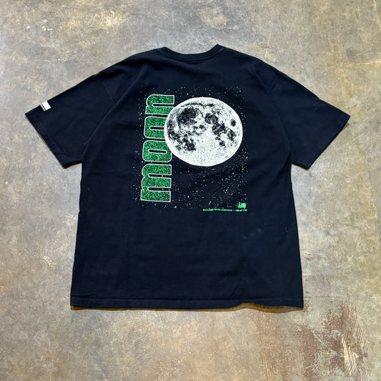 Moon Graphic Black Tee