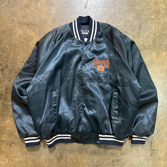 Nasco Auburn Satin Varsity Jacket