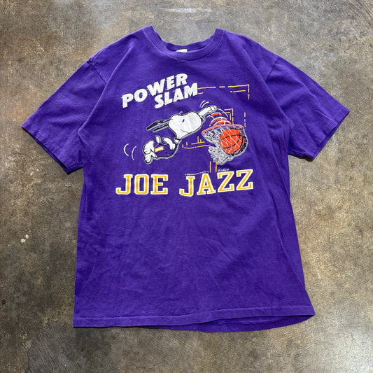 Joe Jazz Power Sam Snoopie Purple Tee
