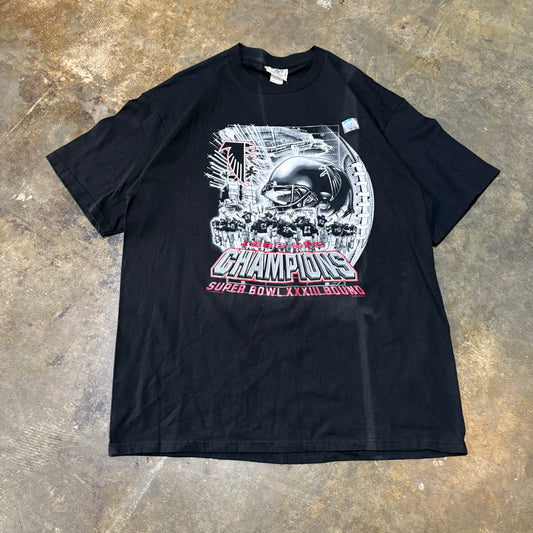 Black 1998 Atlanta Falcons NFC Champions Lee Sport Tee