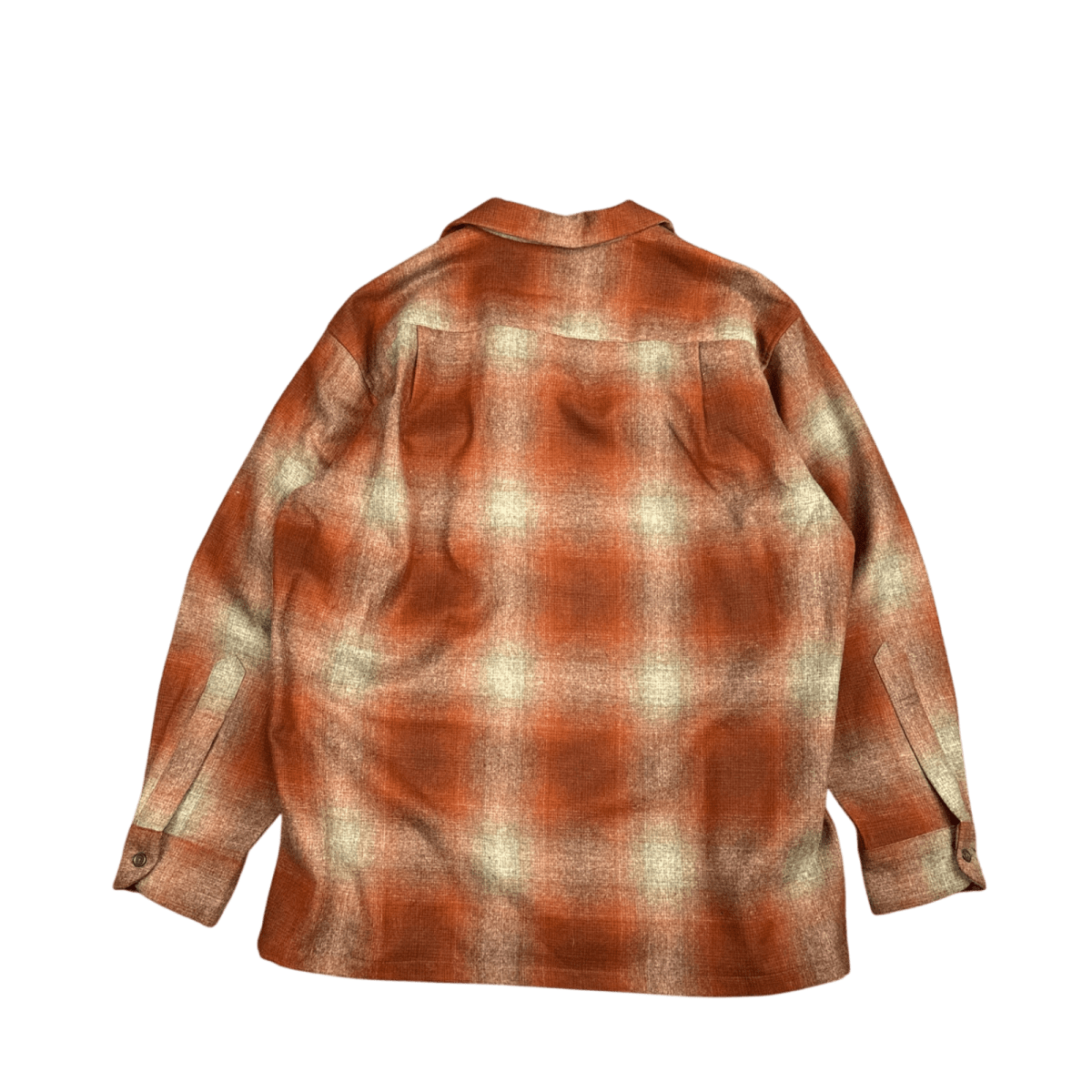Pendleton Board Shirt Jacket - Orange Plaid (L)