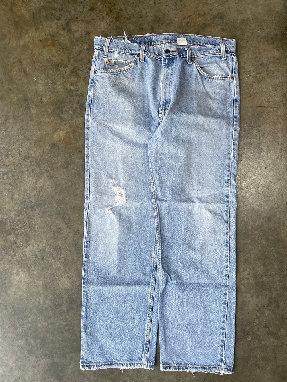 Light Wash Orange Tab Levi’s 505