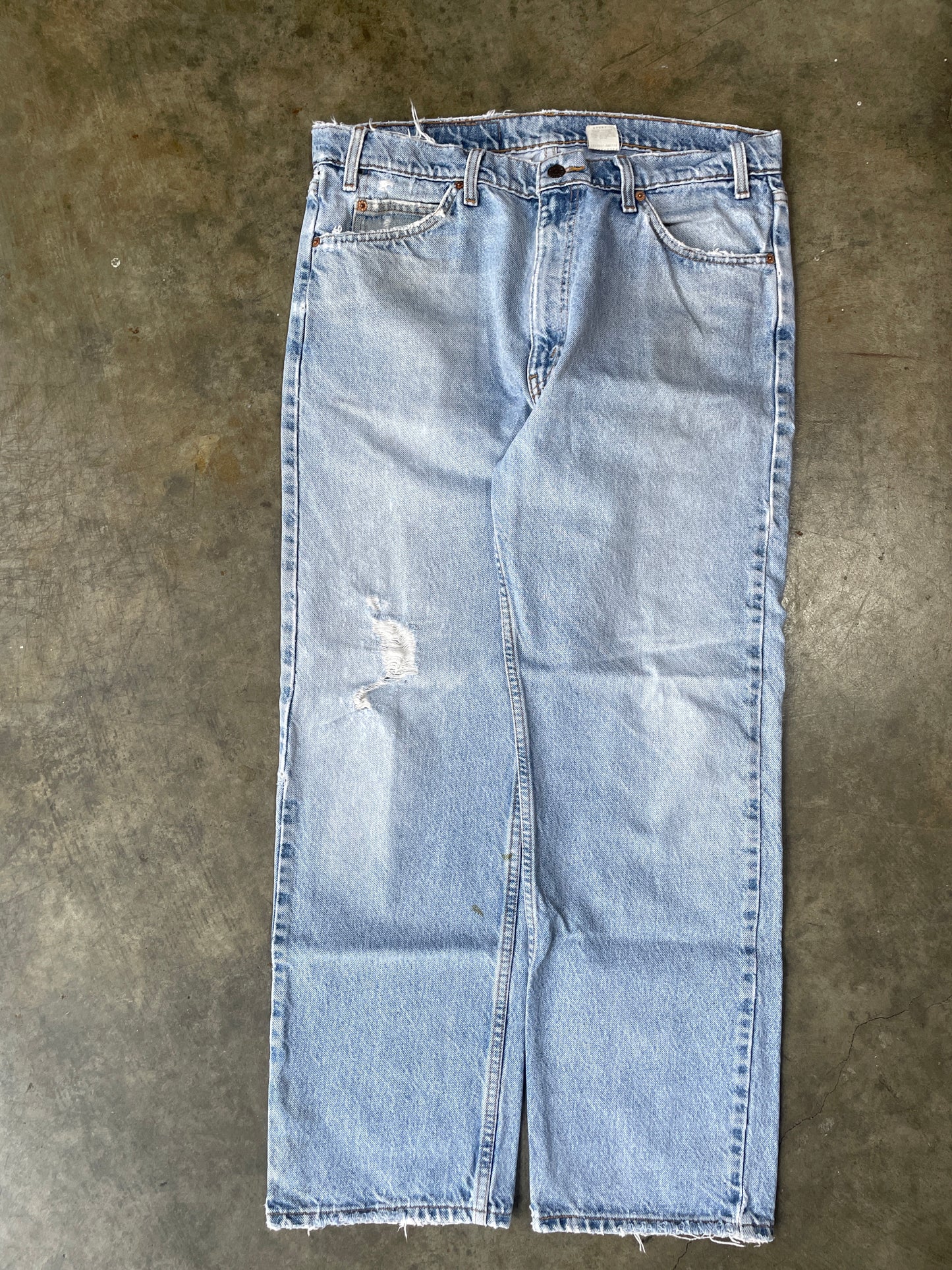 Light Wash Orange Tab Levi’s 505