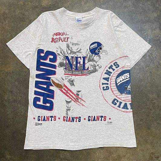 Grey 1991 Salem New York Giants Aerial Assault Tee