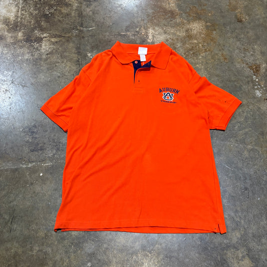 NWT Orange Auburn AU Tigers Red Oak Polo