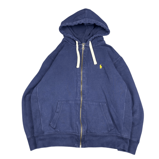 Polo Ralph Lauren Zip Hoodie - Navy Blue (XL)